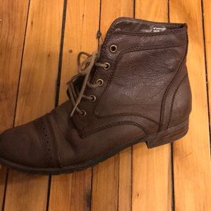 Brown ankle boots